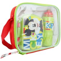 Mickey Mouse – Lunchbox-set + 530-ml-flasche In Einer Tasche