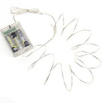 1461-190 Micro catena luminosa interno a batteria Numero di lampadine 40 led (monocolore) Bianco caldo Lungh - Konstsmide