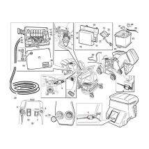Micro cesta completa cableada ORIGINAL GIANNI FERRARI tractor TGTECH 94500640000