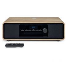 Micro-chaîne Bluetooth Thomson Noir - Radio FM/CD/MP3/USB/Induction, 60W, Égaliseur, Télécommande, Alim. 230V