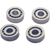 Sol Expert K131 Acciaio Micro cuscinetti a sfera aperto (Ø x A) 3 mm x 1 mm 4 pz.