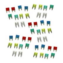 Oc-pro - Mini fusibles de 2 à 30 ampères assortiment de 50 fusibles