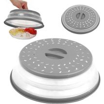 Lablanc - Micro Onde - Cloche Micro Onde sans bpa, Anti Vapeur et Fonction Passoire - Gris