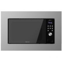 Cecotec - Four à micro-ondes numérique encastrable de 20 litres de capacité avec gril, 700 w de puissance et 9 fonctions préréglées.
