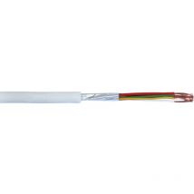 Alarmkabel 2x0.22 außendurchmesser 3.10mm weiß 100m - ax20202200 - Micro Tek