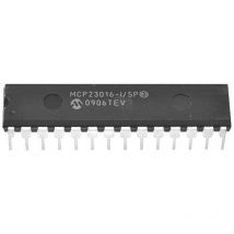Microchip Technology Microcontrôleur embarqué SPDIP-28 8-Bit 16 MHz Nombre I/O 23 Tube