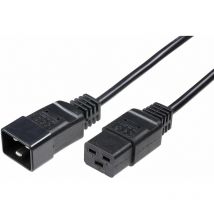 Microconnect - 0.5m C19 - C20 0.5m C19 Koppler C20 Koppler Schwarz - Kabel (stecker/buchse, C19 Koppler, C20 Koppler, Schwarz)