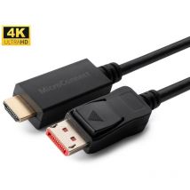 Microconnect - MC-DP-HDMI-5004K adaptateur de câble de vidéo 5 m DisplayPort Noir