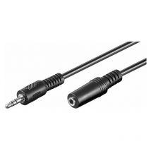 Audio 3.5mm (10m) Audiokabel 3.5mm Schwarz - Audiokabel (3.5mm, 3.5mm, 10m, Schwarz) - Microconnect