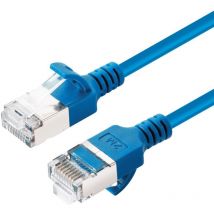 MicroConnect CAT6A U-FTP Slim Netzwerkkabel, 7,5m, LSZH, Blau, V-FTP6A075B-SLIM