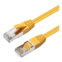 Microconnect - Câble réseau MC-SFTP6A02Y, Jaune, Cat6a, s/ftp, Longueur de câble 2 m