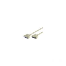 MicroConnect DB25-DB25 2m - DB25 - DB25 - Male connector / Female connector - 2 m - Blanc (MODGR2)