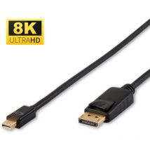 DP-MMG-180MBV1.4 - 2 m - Mini DisplayPort - DisplayPort - Mâle - Mâle - Or - Microconnect