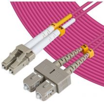 Microconnect - Fib422001p lc/pc sc/pc violet Glasfaserkabel - Glasfaserkabel (lc/pc, sc/pc, männlich/männlich, om4, om4, violett)