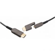 Microconnect - HDM191950V2.0DOP - 50 m - hdmi Type a (Standard) - hdmi Type d (Micro) - 18 Gbit/s - Canal de retour audio (arc - Audio Return