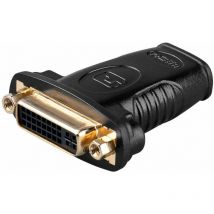 Microconnect - hdmidviff - hdmi - dvi-i - Female connector / Female connector - Noir