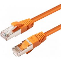 CAT6A s/ftp 0.5m Orange lszh Marque (MC-SFTP6A005O) - Microconnect