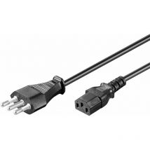Microconnect - PE100418 - Kabel (1,8 m, Stecker/Buchse, Stecker Typ l, C13-Kupplung, schwarz)