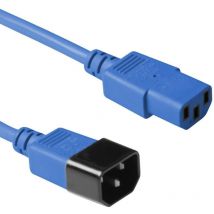 PE1413B3 cable de transmission Blue 3 m C13 coupler C14 coupler - Microconnect