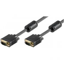 Microconnect - svga - 5m - 5 m - vga (D-Sub) - vga (D-Sub) - Noir - Male connector / Male connector - HD-15 (MONGG5FB)
