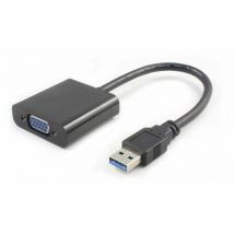 USB3.0VGA - Cavo adattatore (usb 3.0, vga, maschio/femmina, 1920 x 1080 pixel) - Microconnect