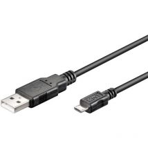 Microconnect - USBABMICRO1 - usb Câble (usb a, Micro-USB b, Noir)
