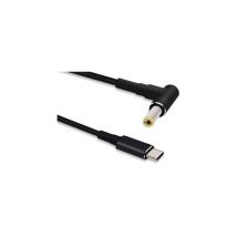 Microconnect - USBC-DC-5A-15V cambiador de género para cable 5.52.5 Negro