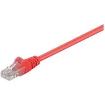 MicroConnect U/UTP CAT5e 2M Rot PVC