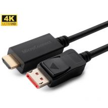 Microconnect MC-DP-HDMI-1504K adattatore de cavo de video 1,5 m DisplayPort Nero