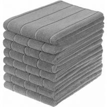 Goodforyou - Microfibre Kitchen Towels, Extra Large and Super Absorbent Kitchen Towels, 50 x 70 cm, Gray