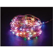 Microlight Led - 12 M - 120 Mehrfarbige Lampen - Kupferdraht - 4,5 V