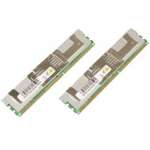 Micromemory - DDR2 - 16 gb: 2 x 8 gb - fb-dimm 240-pin - 667 MHz / PC2-5300 - Voll gepuffert - ecc (MMH8782/16GB)
