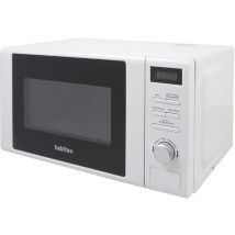 Microondas digital 20 L 700 W blanco – 8 niveles de potencia – Minutero 95 min – Interior esmaltado