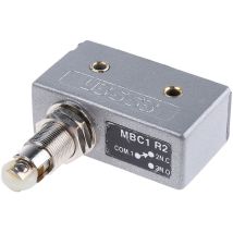 Rs Pro - Microrupteur à bouton poussoir, 1 rt, 15 a, Vis 250V c.a. ( Prix pour 1 )