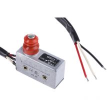 Rs Pro - Microrupteur à bouton poussoir, sp-no/nf, 15 a, Précâblé 250V c.a. ( Prix pour 1 )
