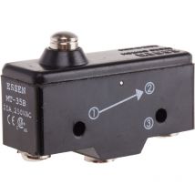 Rs Pro - Microrupteur à bouton poussoir, 1 rt, 15 a, Vis 250V c.a. ( Prix pour 1 )