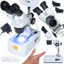 Microscope binoculaire stéréoscopique avec éclairage inférieur Mars S MSMS-B-PZPD1