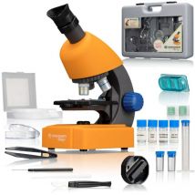 National Geographic - Microscope Bresser Junior 40x-640x + Accessoire et valise rigide