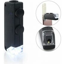 Zhuoxuan - Microscope de poche led 60x - 100x loupe loupe