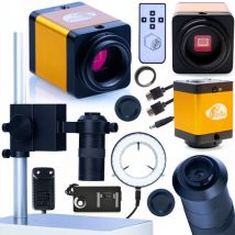 MICROSCOPE NUMÉRIQUE PRO AVEC CAMÉRA PEGASUS Pro 12MP ET ENSEMBLE ILLUMINANT 4EN1