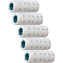 MICROSTAR12 petit rouleau peinture Rota microfibre tissée aspect pommelé L.100mm Poils 12 mm x5