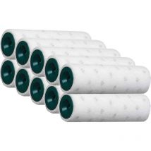 MICROSTAR.5 carton de 10 rouleaux L.180mm Rota microfibres tissées, aspect tendu laqué Poils: 5 mm