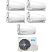 Penta split inverter air conditioner breezeless+ series 9+12+12+12 avec m5o-42fn8-q r-32 wi-fi integrated 9000+12000+12000 - nouveau - Midea