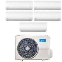 Penta Split Inverter Klimagerät xtreme Serie 9+9+12+12 mit M5O-42FN8-Q R-32 Wi-Fi Integrated 9000+9000+12000 - Neu - Midea