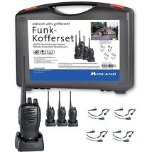 Midland G10 Pro PMR 4er Handwerker-Koffer C1107.S2 Emetteur-récepteur PMR jeu de 4 R684732