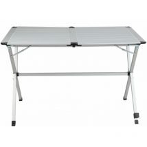 Midland - Table pliante Gap Less aluminium 6 personnes Grise