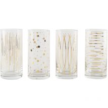 MIKASA - Cocktail-Toasting-Gläser, 290 ml, 4er-Set.