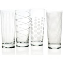 Creative Tops Cheers Glass Cups de Verre, Set de 4, Multi-Color - Mikasa