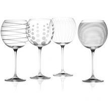 Creative Tops Cheers Globes de Kristallgläser, Set de 4, Multi-Color - Mikasa