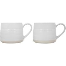 Mikasa Landhausbecher De Gres Mit Botschaft De Liebe, Set De 2 Becher Für Tee, Kaffee Und Heiße Schokolade, 380ml, In Geschenkbox De, Spülmaschinen- 
